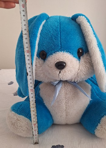 Diger Mavi Peluş Oyuncak Tavşan - Görsel 2