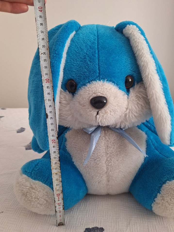 Diger Mavi Peluş Oyuncak Tavşan - Görsel 2