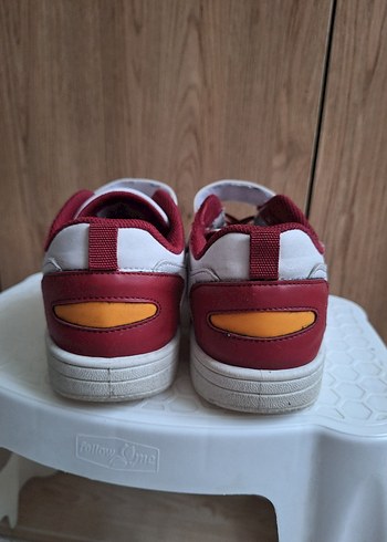 Galatasaray Baskılı Beyaz Erkek Çocuk Spor Ayakkabı - Görsel 4