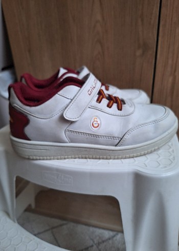 Galatasaray Baskılı Beyaz Erkek Çocuk Spor Ayakkabı - Görsel 5