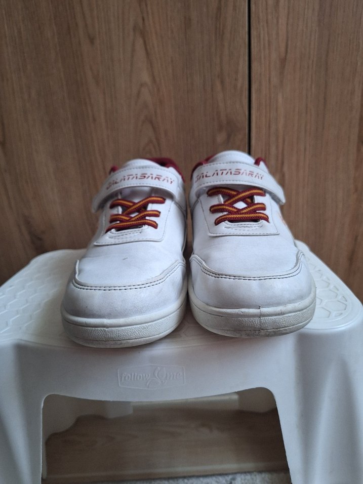 Galatasaray Baskılı Beyaz Erkek Çocuk Spor Ayakkabı - Görsel 2