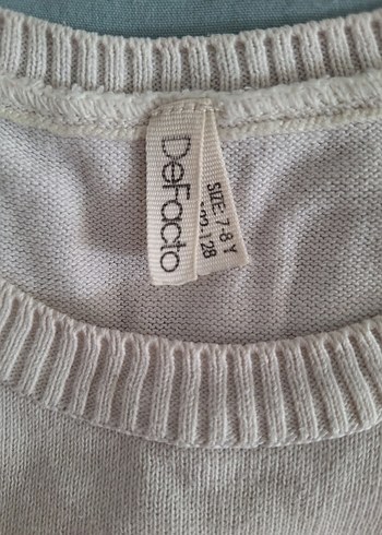 Kız Çocuk Nakışlı Triko Kazak - Görsel 2