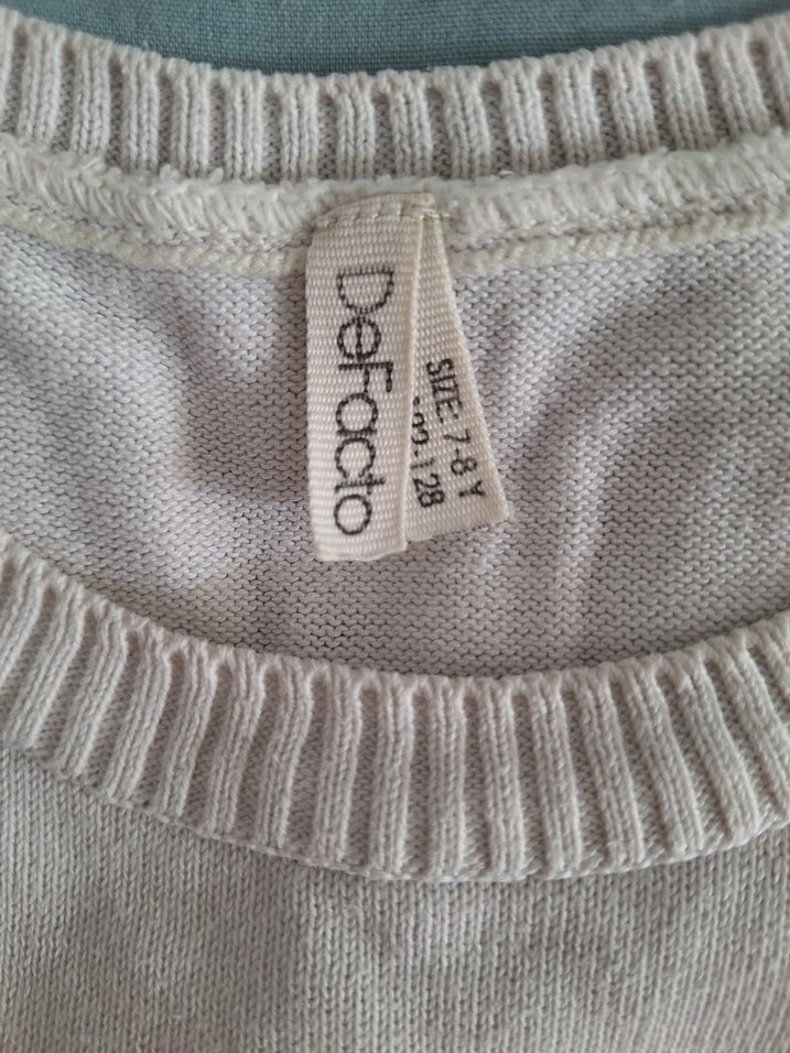 Kız Çocuk Nakışlı Triko Kazak - Görsel 2