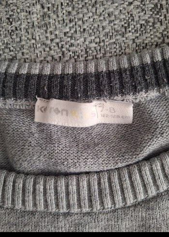 Gri Uzay Temalı Erkek Çocuk Sweatshirt - Görsel 2