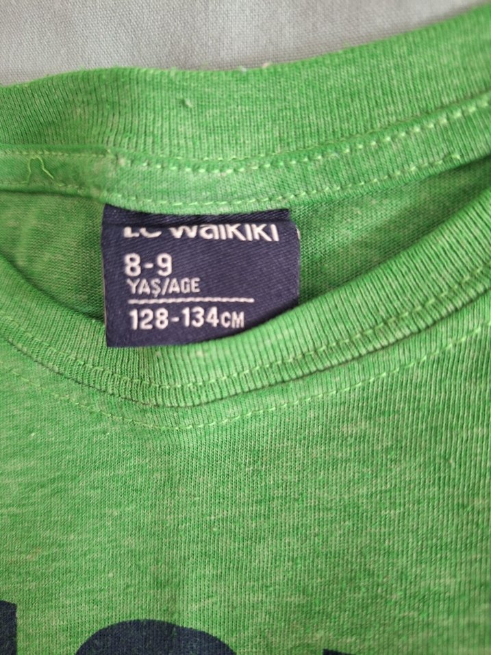 Yeşil Pamuklu Baskılı Erkek Tişört - Görsel 2