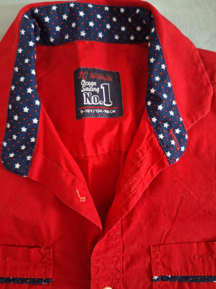 Düğmeli Kırmızı Hamile Midi Ceket - Görsel 3