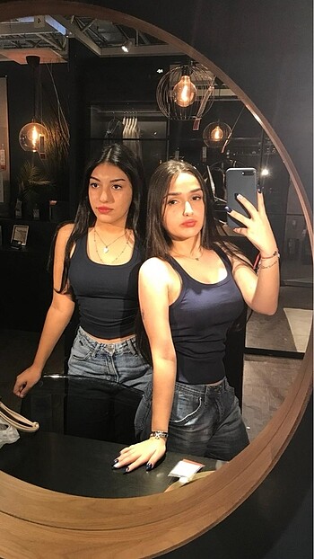 Lacivert Kalın Askılı Body