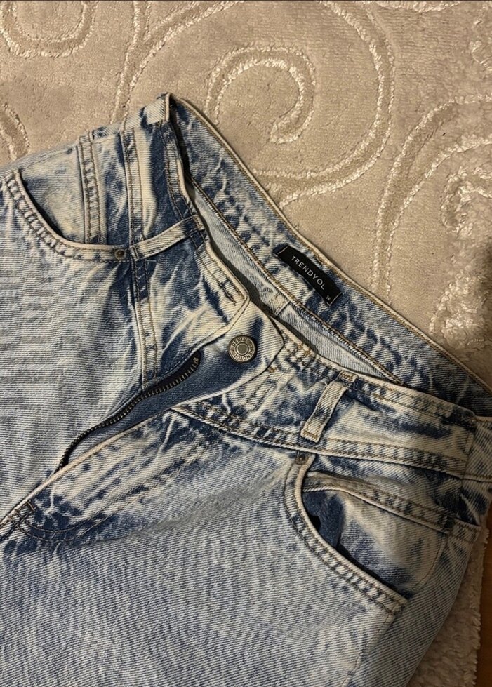 Kadın Kot Pantolon Buz Mavisi - Görsel 3