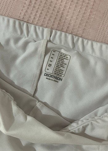 Beyaz Pliseli Mini Tenis Eteği - Görsel 5