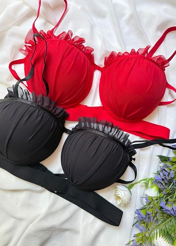 Parisian Goth Mini Siyah Sütyen - Görsel 4