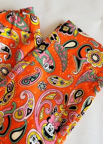 Renkli Retro Desenli Midi çocuk Pijama Takımı - Görsel 6