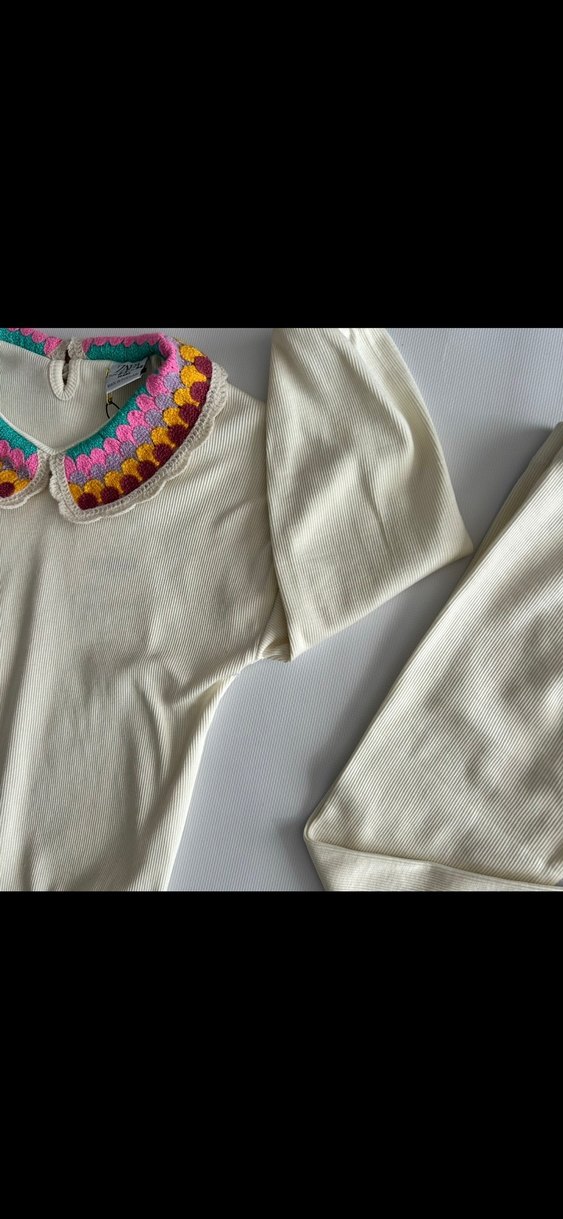 Zara krem renk ince takım - Görsel 3