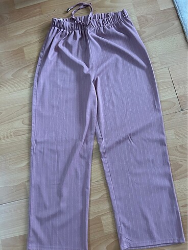 Diğer Beli lastikli İspanyol paça pantolon