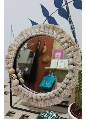 Metal boho ayna