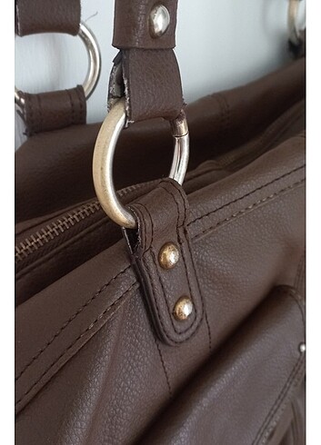 Beden kahverengi Renk Nine west deri çanta