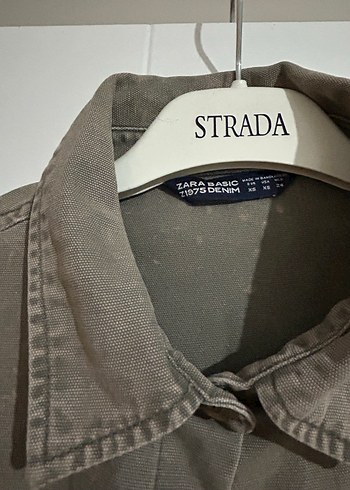 Bej Düğmeli Kadın Denim Ceket - Görsel 2