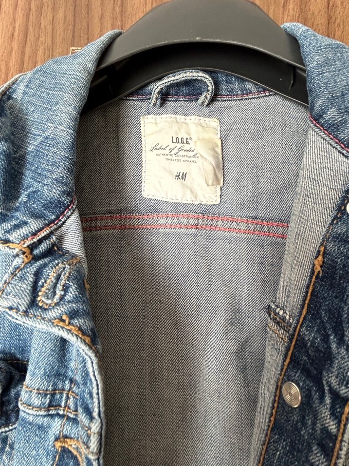 Düğmeli Mavi Kadın Denim Ceket - Görsel 3