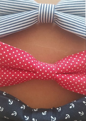 Çocuk Vintage Renkli Papyon Seti - Görsel 2