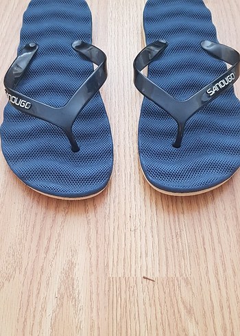 Erkek Lacivert Lastikli Plaj Terliği 41 numara - Görsel 5