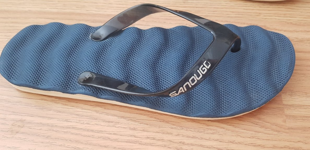 Erkek Lacivert Lastikli Plaj Terliği 41 numara - Görsel 3