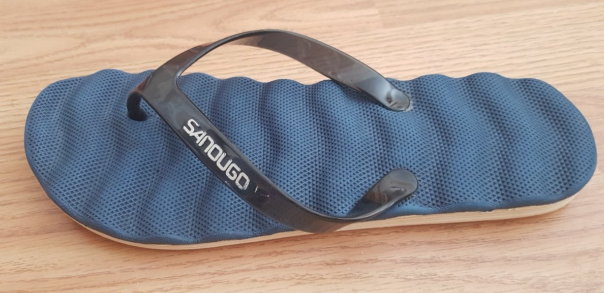 Erkek Lacivert Lastikli Plaj Terliği 41 numara - Görsel 4