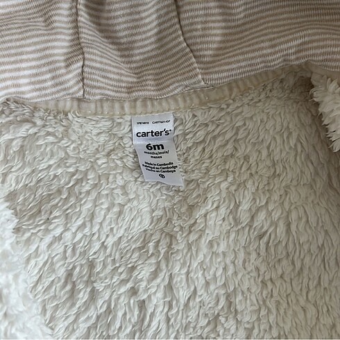 6 Ay Beden Carters kışlık tulum