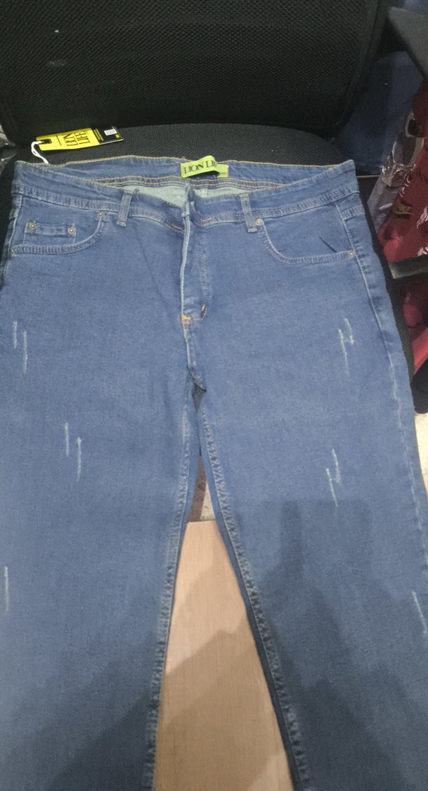 Gri Renkli Kadın Denim Jean - Görsel 2