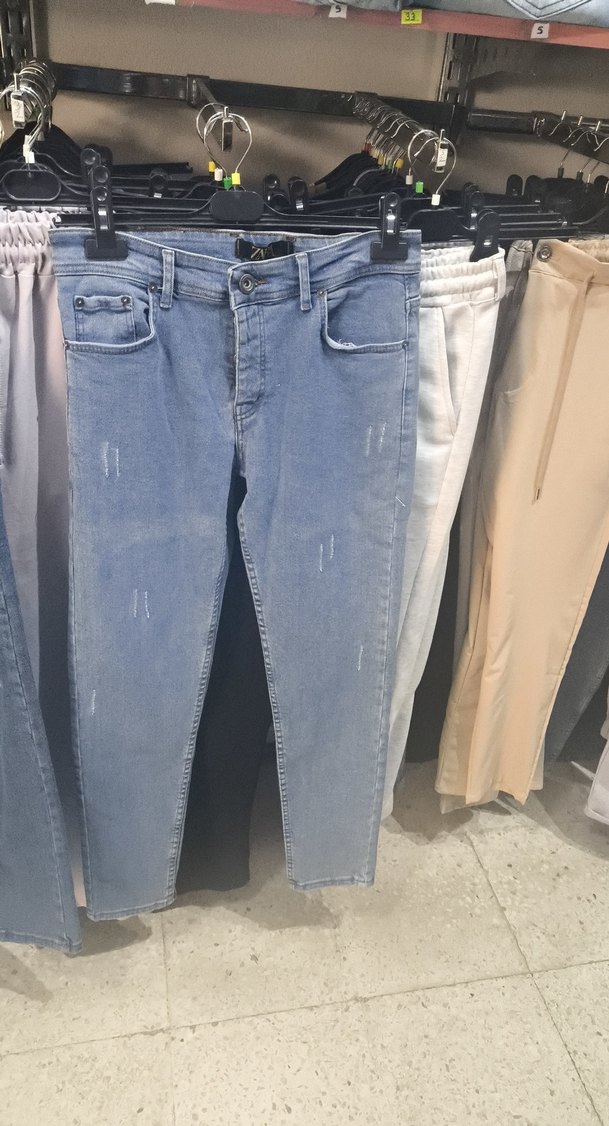 Gri Midi Boy Kot Pantolon - Kemerli 3 adet fiyatı - Görsel 4