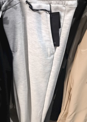 Gri Mini Kesim Bol Kesim Kadın Eşofman - Görsel 3