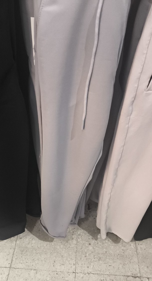 Gri Kadın Midi Kumaş Pantolon - Görsel 2