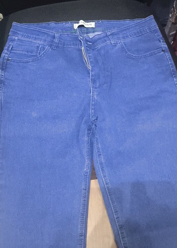 Lacoste Erkek Mavi Denim Normal Kesim Jean - Görsel 3