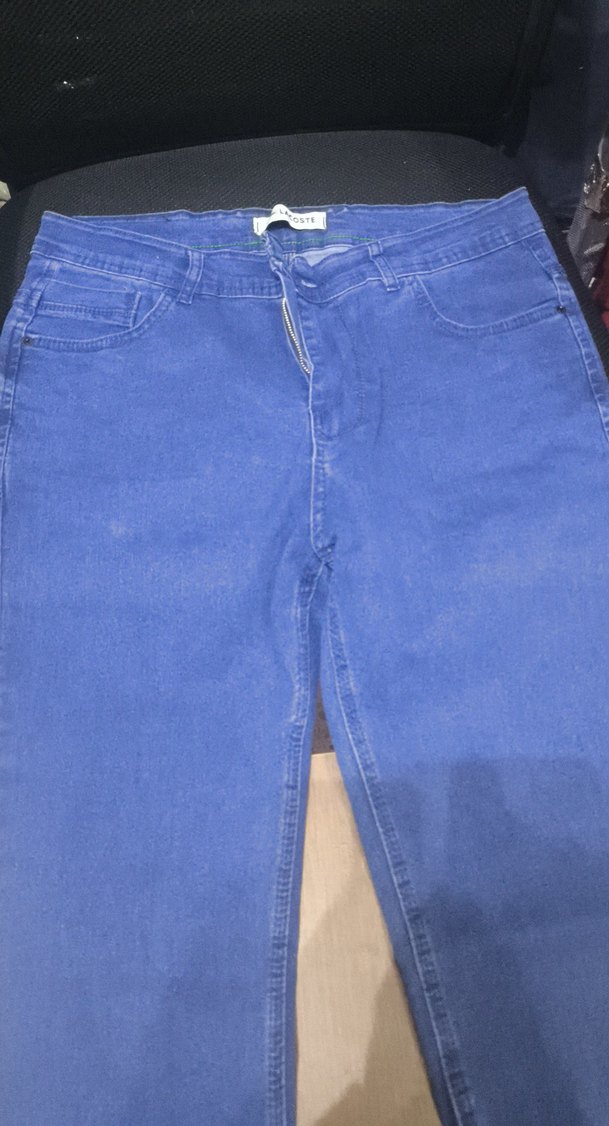 Lacoste Erkek Mavi Denim Normal Kesim Jean - Görsel 3