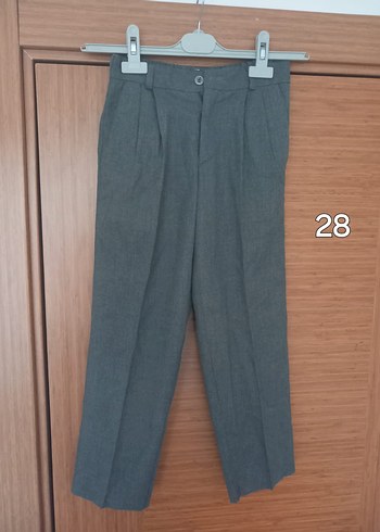 Gri Keten Erkek Pantolon Regular Fit