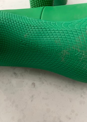 Bershka Yeşil Stiletto Topuklu Kadın Ayakkabı 36 numara