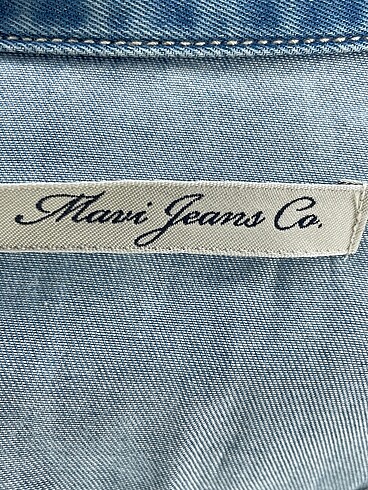 m Beden çeşitli Renk Mavi Jeans Gömlek %70 İndirimli.