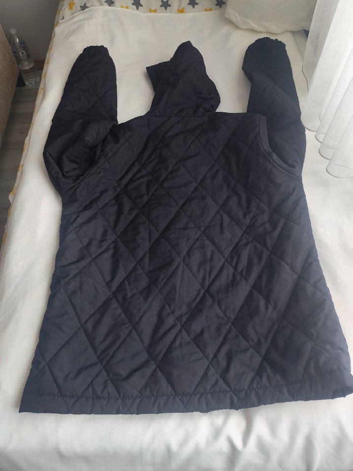 Siyah Fermuarlı Kapüşonlu Erkek mont - Görsel 4