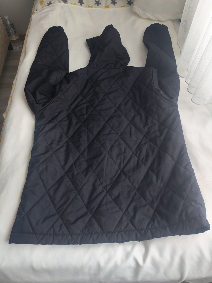 Siyah Fermuarlı Kapüşonlu Erkek mont - Görsel 5