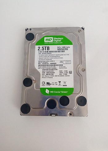 Wd 2.5TB Western Digital Yeşil Sabit Disk