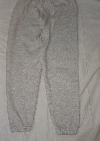 Gri Kadın Beli-Paçası Lastikli Rahat Kesim Eşofman Altı - Görsel 3