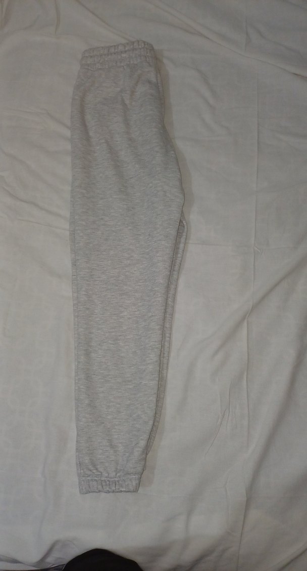 Gri Kadın Beli-Paçası Lastikli Rahat Kesim Eşofman Altı - Görsel 2