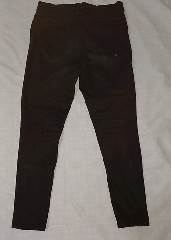 Siyah Dar Paça Kadın Denim Pantolon - Görsel 3