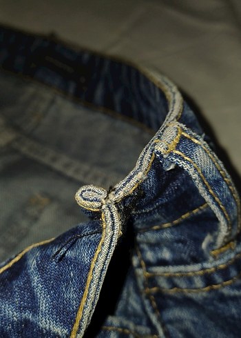 Lacivert Yüksek Bel Mom Jean Pantolon - Görsel 3