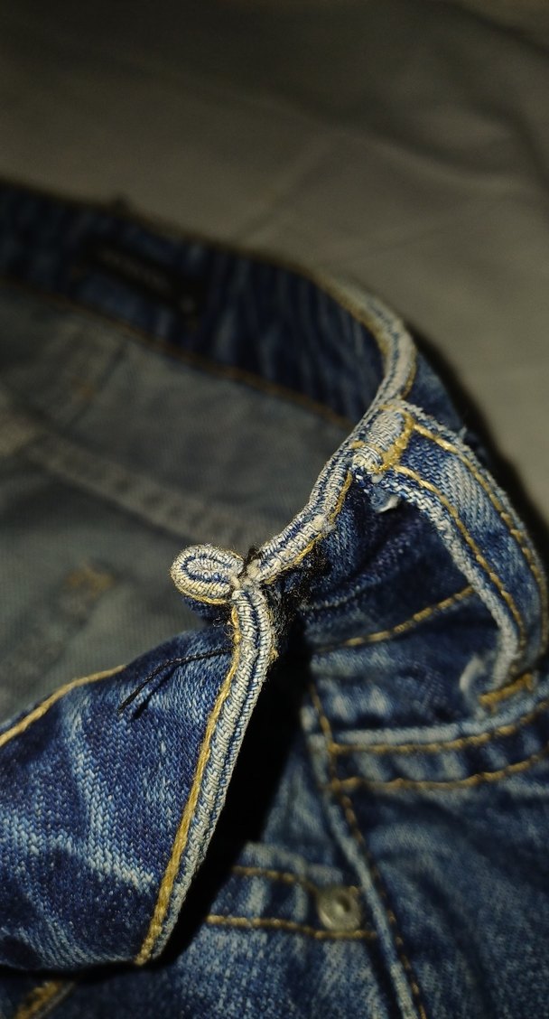 Lacivert Yüksek Bel Mom Jean Pantolon - Görsel 3