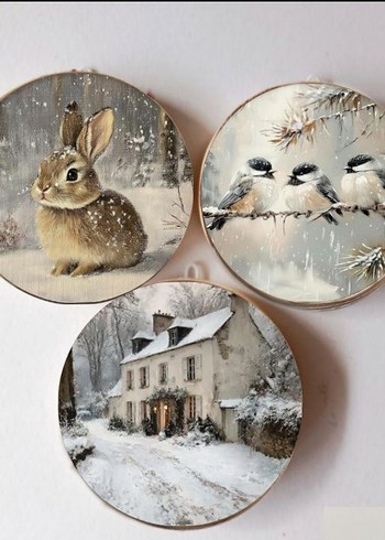 üçlü duvar süsü - Görsel 5