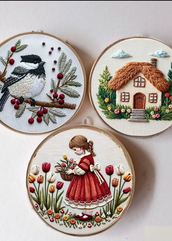 üçlü duvar süsü - Görsel 9