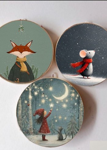 üçlü duvar süsü - Görsel 6