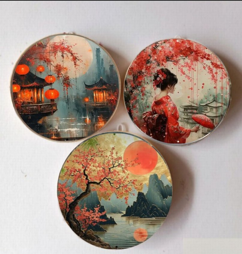 üçlü duvar süsü - Görsel 4