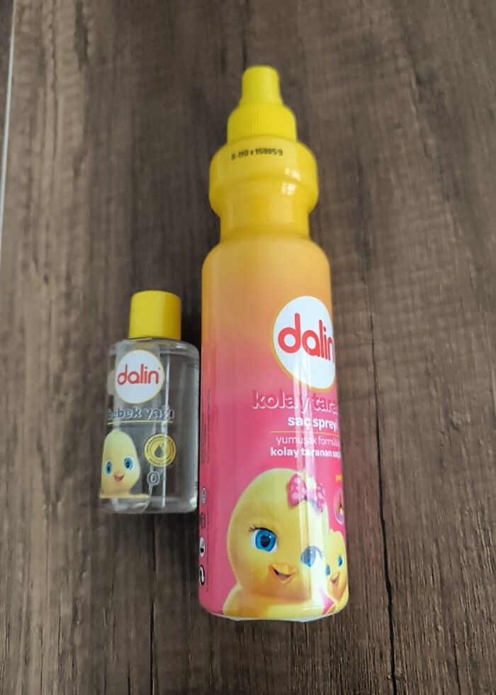 Dalin saç spreyi ve bebek yağı 200ml. - Görsel 2
