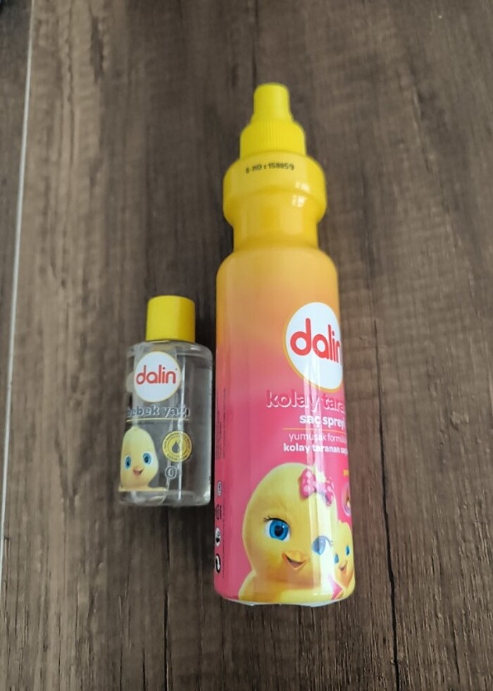 Dalin saç spreyi ve bebek yağı 200ml. - Görsel 3