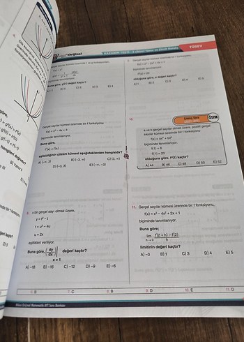  Beden Renk Mikroorijinal AYT Matematik soru bankası